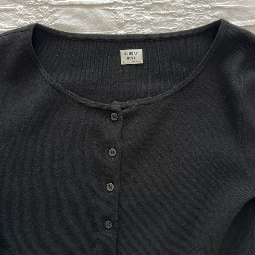 Sunday Best Cropped Long Sleeve - Picture 2 of 4